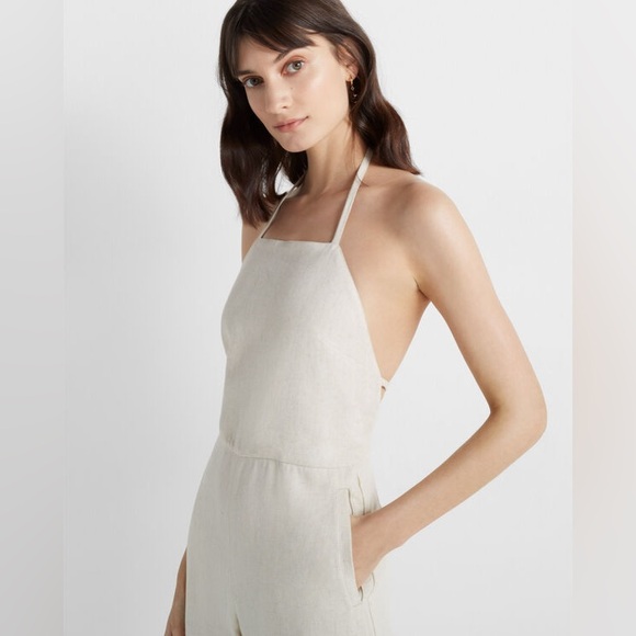Club Monaco: Natural Backless Jumpsuit - Picture 3 of 6